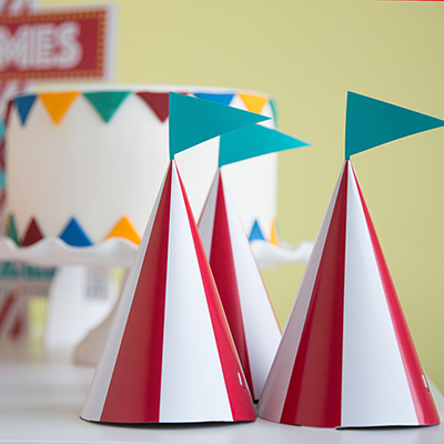 Circus Party Ideas - Circus Party Hats